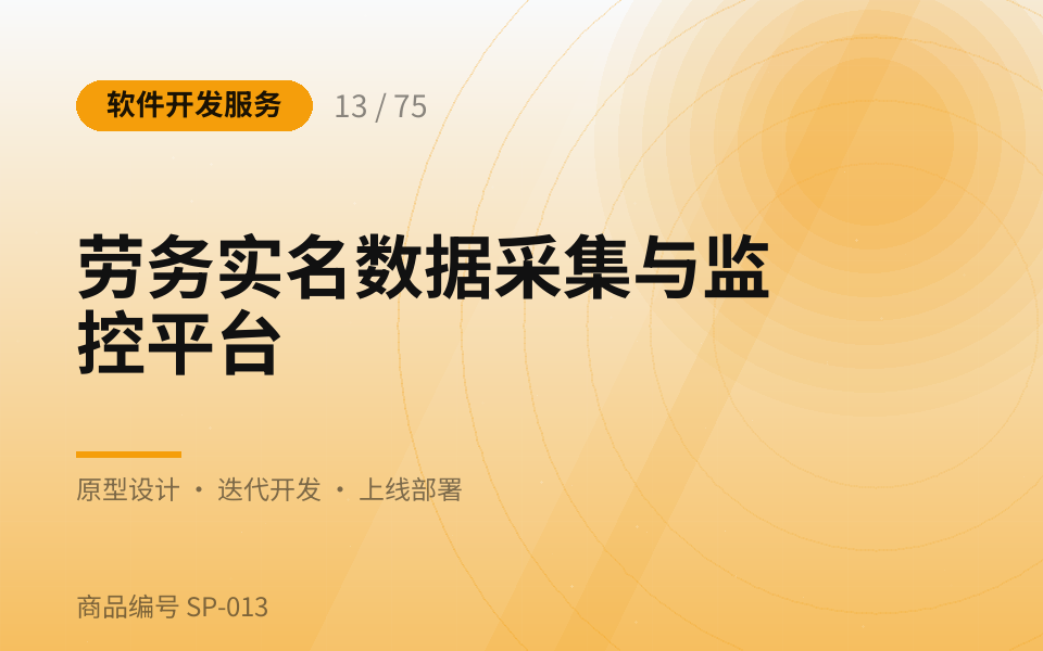 劳务实名数据采集与监控平台